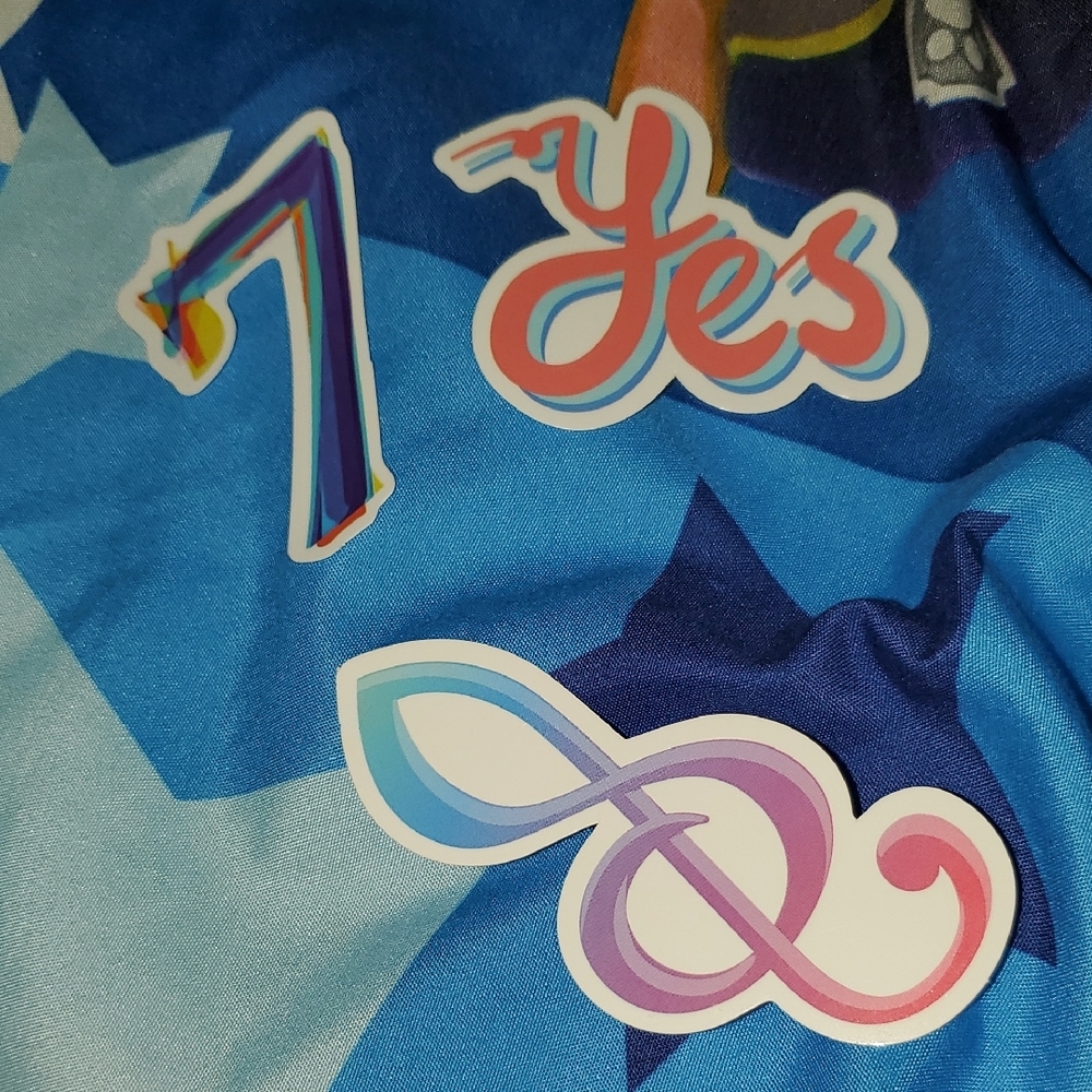 🌈FREE W/BUNDLE🌈 Set Of 3 Number 7, Yes, & Stickers